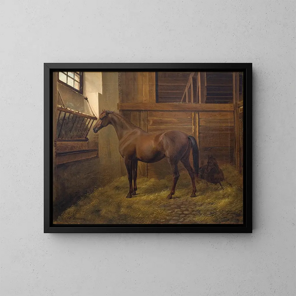 Sabine - Fritz Thomsen — ingelijst kunstwerk aan de muur