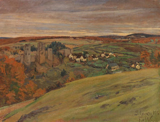 Fritz Von Wille - Burgruine Schnecken in der Eifel.webp