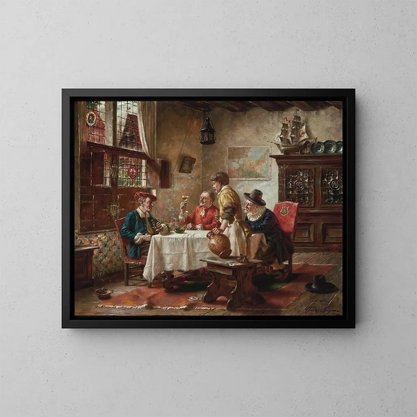 Een goede oogstjaar - Fritz Wagner — ingelijst kunstwerk aan de muur