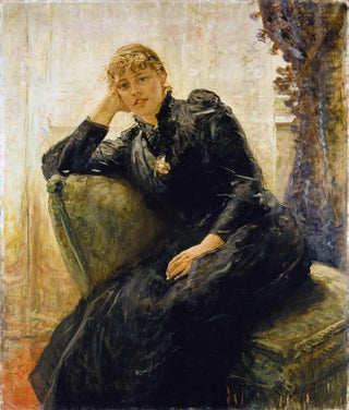 Fritz von Uhde - Portrait of a Lady Portrait of Therese Karl.webp