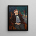 portret van de regisseur Karl Masner - Fryderyk Pautsch — ingelijst kunstwerk aan de muur