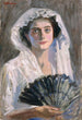 Fan black - Fujishima Takeji — artwork view
