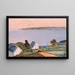 Verre uitzicht op Awajishima - Fujishima Takeji — ingelijst kunstwerk aan de muur
