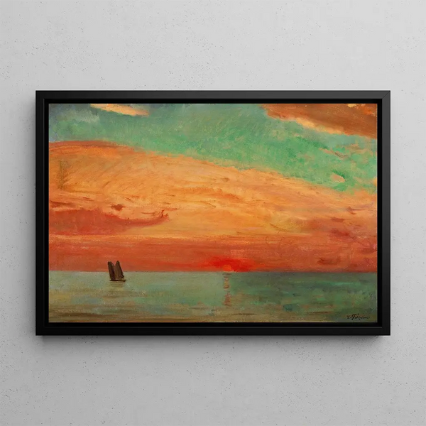 Fujishima Takeji - Sunrise over the Eastern Sea.webp