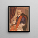 Pape Léon XIII - G. F. Gilman — ingelijst kunstwerk aan de muur