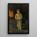 Portrait of an Indian prince - G Vernon — framed artwork on a wall