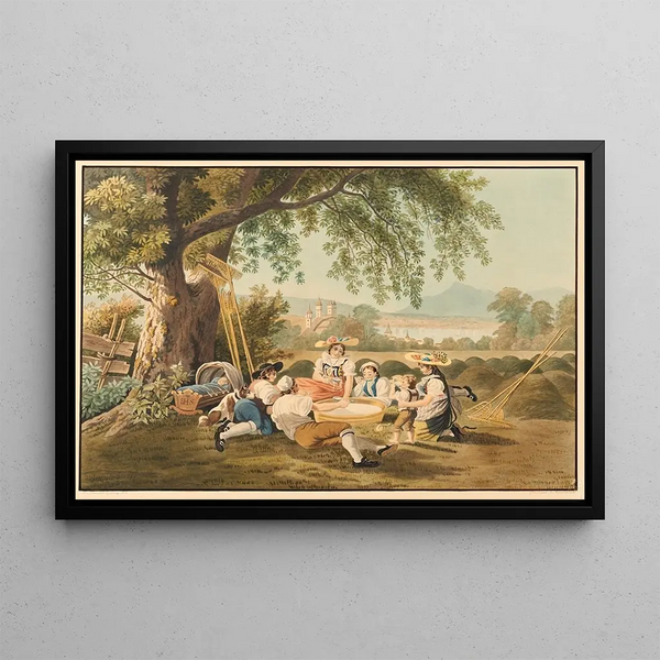 Gabriel Lory the Younger - Le repas champetre Costumes de Lucerne.webp
