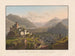 Vue de Sion prise du côté du levant - Gabriel Lory le Jeune — weergave van het kunstwerk