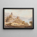 Rimenberg op het Brienzmeer, Zwitserland - Gabriel Lory de Oudere — ingelijst kunstwerk aan de muur