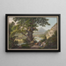 Unterseen depuis le Hohbühl - Gabriel Lory l'Ancien — framed artwork on a wall