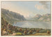 van Montreux en het Kasteel van Chillon - Gabriel Lory de Oudere — weergave van het kunstwerk