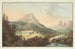 Vue de l'Abbaye d'Einsiedeln et de ses environs dans le canton de Schwytz - Gabriel Lory l'Ancien — weergave van het kunstwerk
