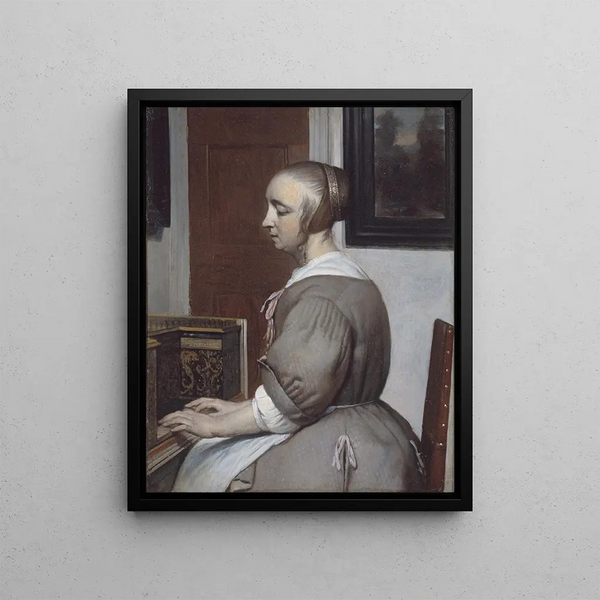 Gabriel Metsu - Femme au virginal.webp
