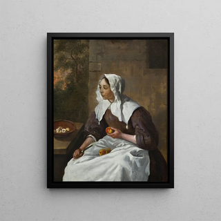 Gabriel Metsu - Girl Peeling Apples.webp
