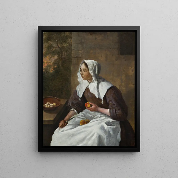 Gabriel Metsu - Girl Peeling Apples.webp