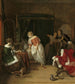 L'intrus - Gabriel Metsu — weergave van het kunstwerk