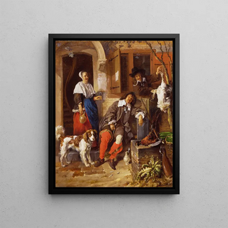 Gabriel Metsu - The Sleeping Sportsman.webp