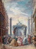 De Venetiaanse feesten - Gabriel de Saint-Aubin — weergave van het kunstwerk