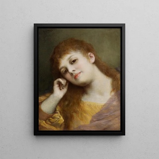 Gabriel von Max - Bildnis eines jungen Mdchens.webp