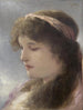 En gedachten - Gabriel von Max — weergave van het kunstwerk