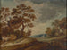 Landschap met een koe op de voorgrond links - Gainsborough Dupont — weergave van het kunstwerk