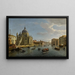 Venice, Santa Maria della Salute and the entrance to the Grand Canal - Gaspar Van Wittel — framed artwork on a wall