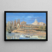 Uitzicht op het kasteel Saint-Ange en het Vaticaan vanaf Prati di Castello - Gaspar Van Wittel — ingelijst kunstwerk aan de muur