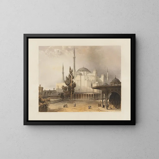 Gaspare Fossati - Aya Sofia Constantinople as recently restored by order of H M the sultan AbdulMedjid Pl15.webp