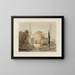Sint Sophia in Constantinopel, recent gerestaureerd op bevel van Zijne Majesteit sultan Abdul Medjid nr. 18 - Gaspare Fossati — ingelijst kunstwerk aan de muur