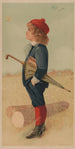 Boy in a Field with Umbrella and Book Watching a Butterfly - Gast Lith Eng Co — artwork view