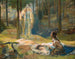 De openbaring van Brünnhilde die Sieglinde en Siegmund ontdekt - Gaston Bussière — weergave van het kunstwerk