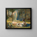 De openbaring van Brünnhilde die Sieglinde en Siegmund ontdekt - Gaston Bussière — ingelijst kunstwerk aan de muur