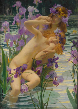 Gaston Bussire - Les Iris.webp
