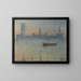 Brouillard sur la Tamise - Gaston Prunier — ingelijst kunstwerk aan de muur