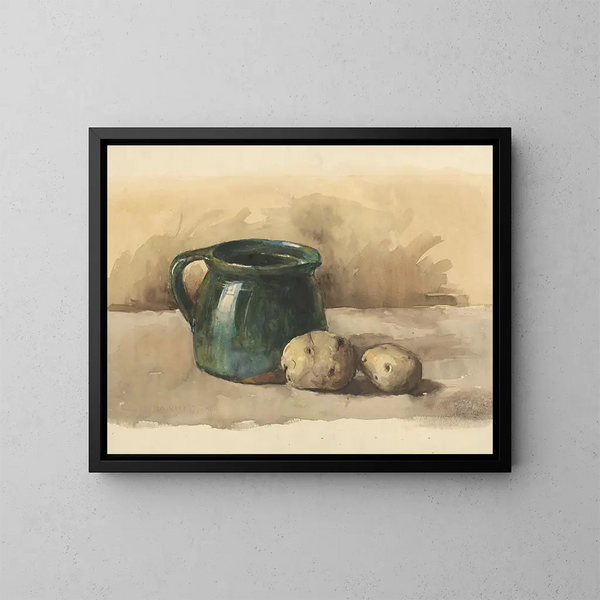 Ztiie so zemiakmi - Gejza Kukán — ingelijst kunstwerk aan de muur