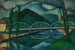 Landscape with a bridge - Gejza Schiller — artwork view