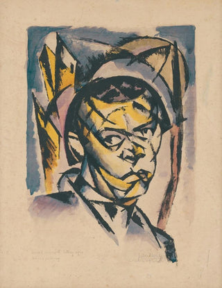 Gejza Schiller - Mans head.webp
