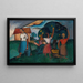 Oberaka Painting - Gejza Schiller — framed artwork on a wall