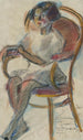 Study of a Child's Figure - Gejza Schiller — artwork view