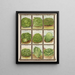 Laitue - Genesee Valley Lithograph & Co.. — ingelijst kunstwerk aan de muur