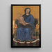 the Virgin and Child with angels - Gentile da Fabriano — framed artwork on a wall
