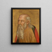 Saint Paul l'Ermite - Gentile da Fabriano — framed artwork on a wall