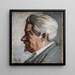 Georg Brandes - Michael Ancher — framed artwork on a wall