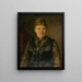 Portret van een vrouw - Georg Fleischmann — ingelijst kunstwerk aan de muur