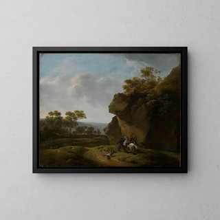 Georg Friedrich Meyer - Landschaft mit einem berfall.webp