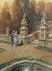 Aan de trap van het park - Georg Janny — weergave van het kunstwerk