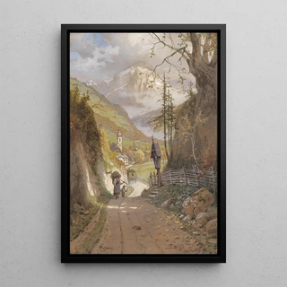 Georg Janny - Blick auf Ramsau bei Berchtesgaden.webp