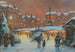 Kerstmarkt - Georg Janny — weergave van het kunstwerk