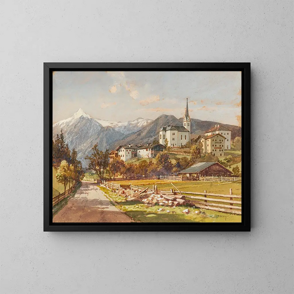 Vue de Kaprun - Georg Janny — ingelijst kunstwerk aan de muur