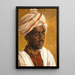 Egyptisch schilderij geschilderd in Aswan Hoog- Egypte - Georg Macco — ingelijst kunstwerk aan de muur